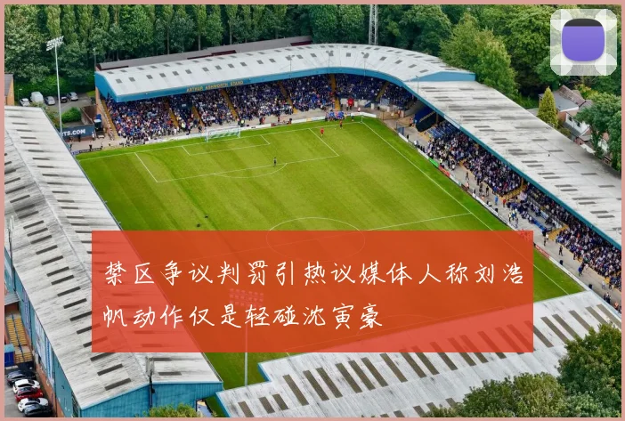 禁区争议判罚引热议媒体人称刘浩帆动作仅是轻碰沈寅豪
